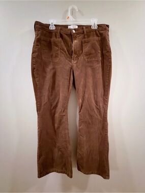 GAP Brown Corduroy Wide-Leg Jeans